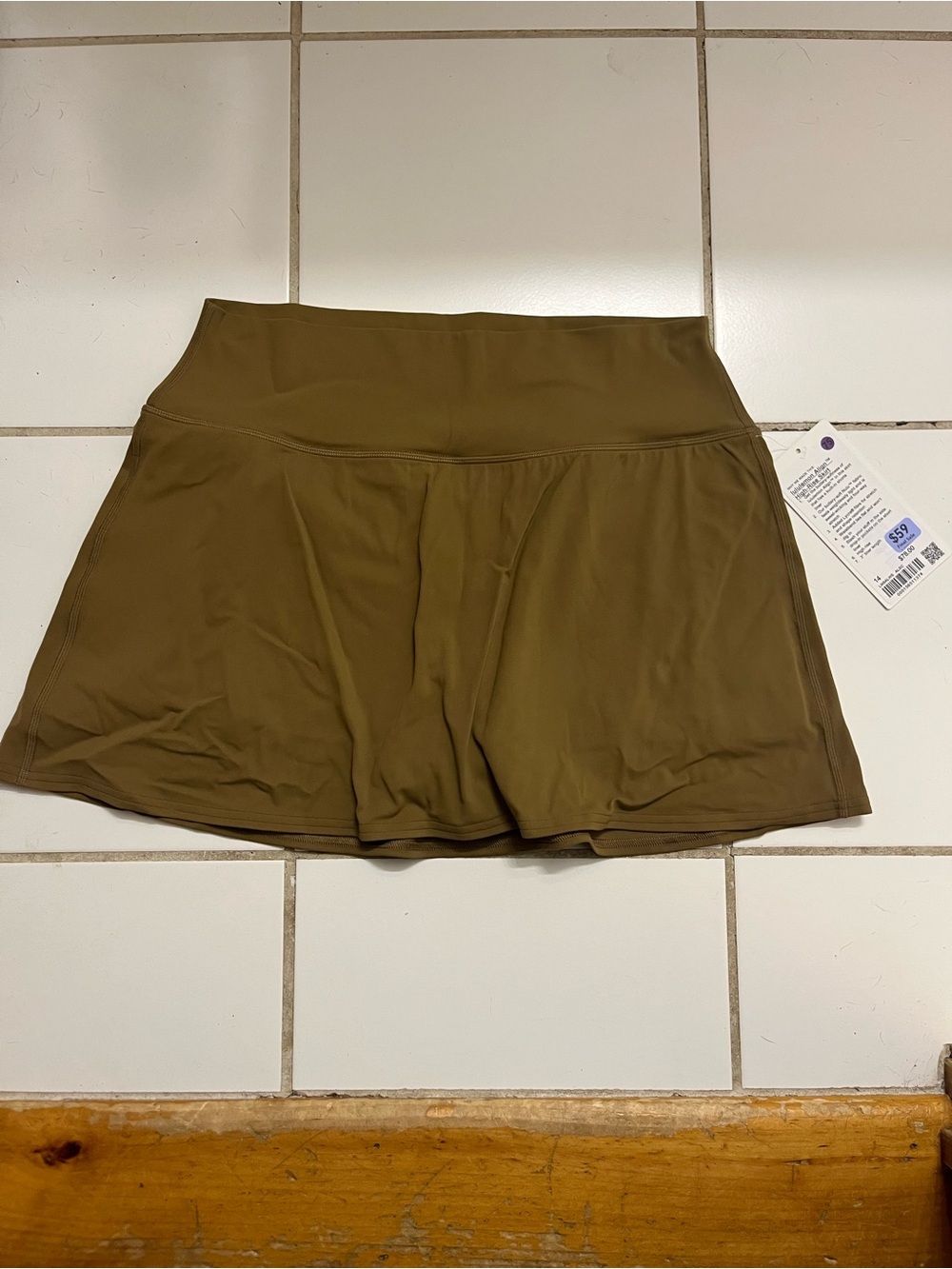 NWT Lululemon Align high rise skirt size 14